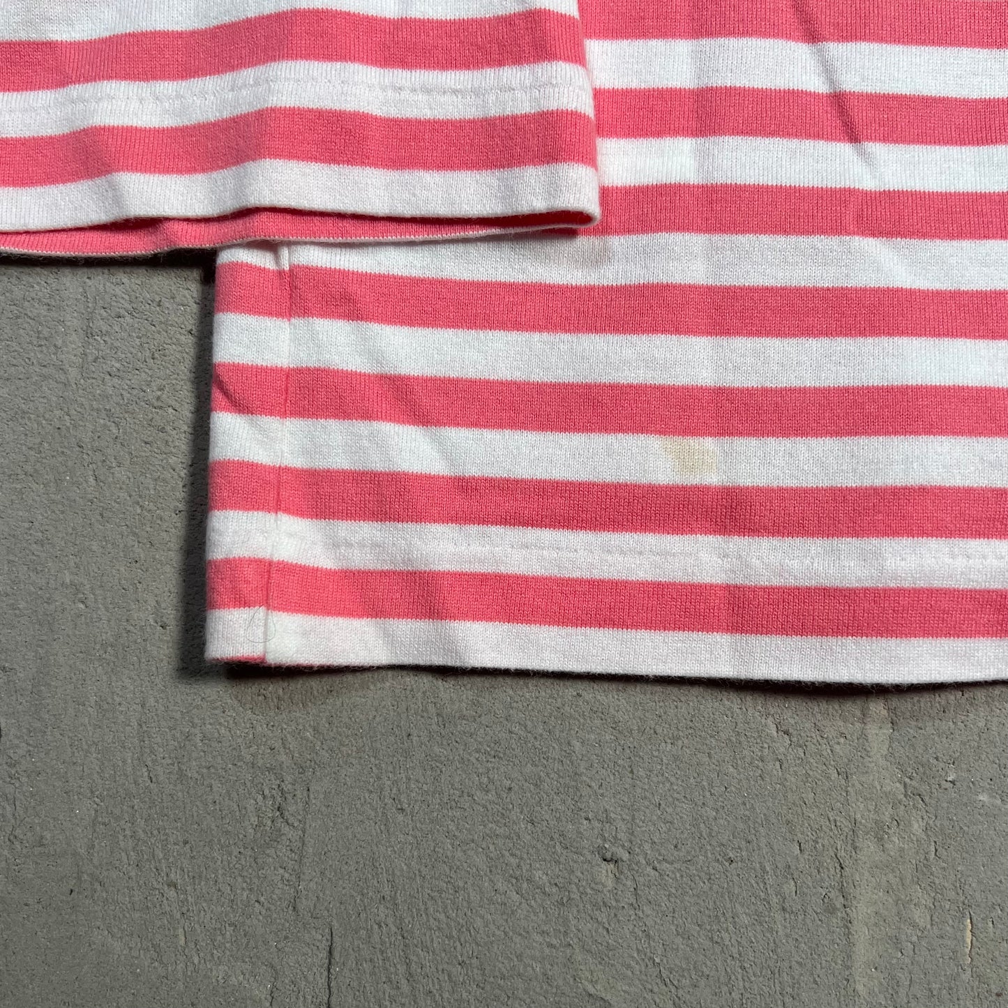 CDG Comme Des Garcons White/Pink Longsleeve Size XXL USED x17837