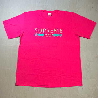 Supreme Milano Dal Pink Tee Size XL USED x17832