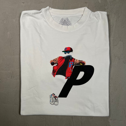 Palace Transparency White Tee Size XL USED x17831