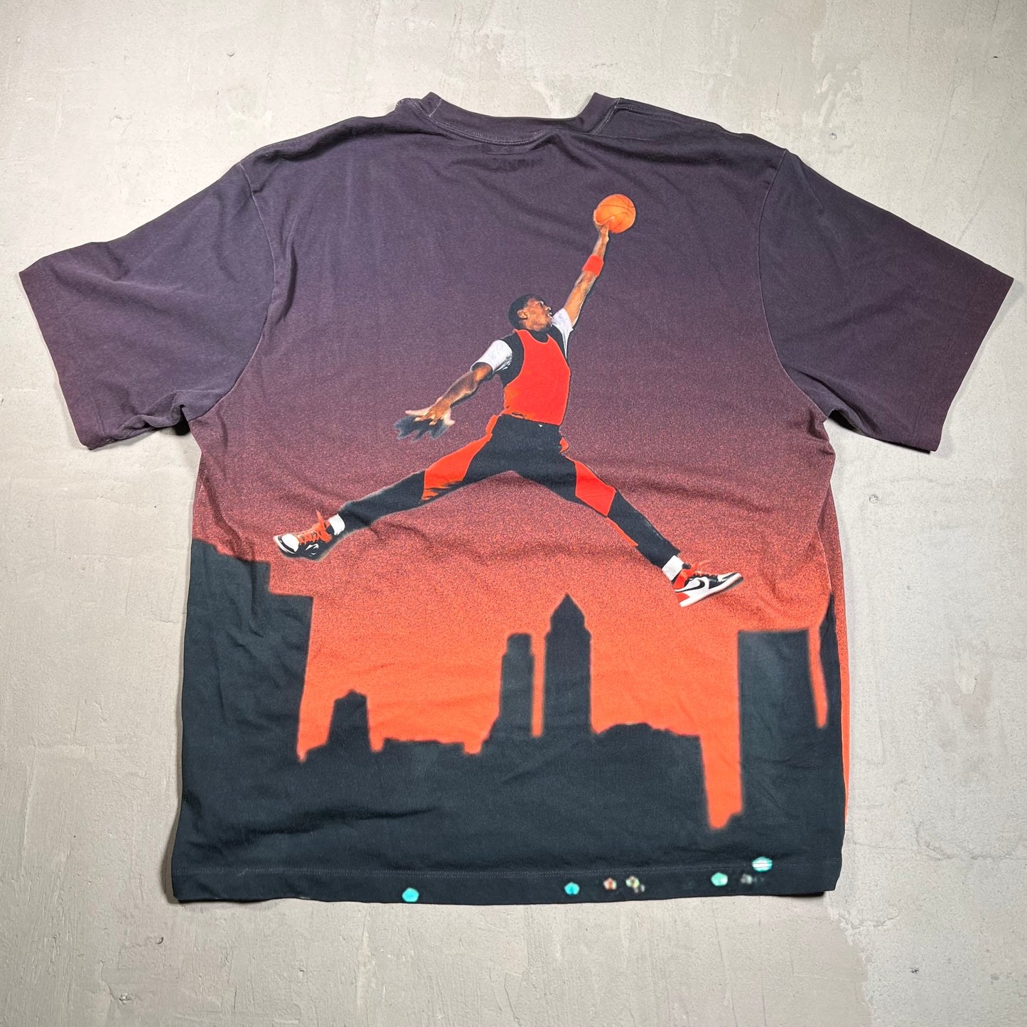 Jordan "Skyline" AOP Tee Size XL USED v19690