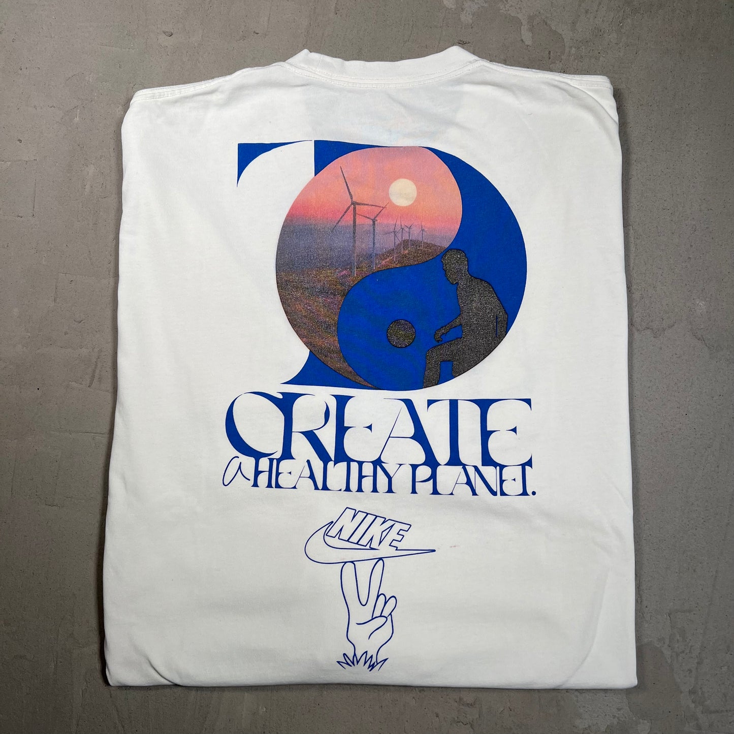 Nike "Unite Sport" White Longsleeve Size XL USED v19694