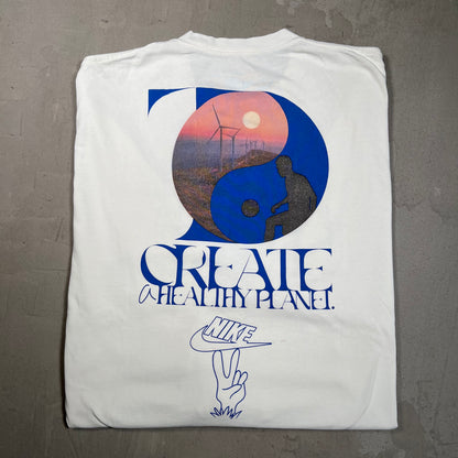 Nike "Unite Sport" White Longsleeve Size XL USED v19694