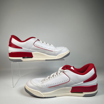 Jordan 2/3 White Varsity Red (2024) Size 10.5 USED s22969