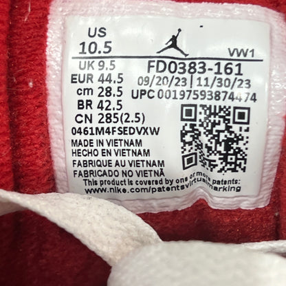 Jordan 2/3 White Varsity Red (2024) Size 10.5 USED s22969