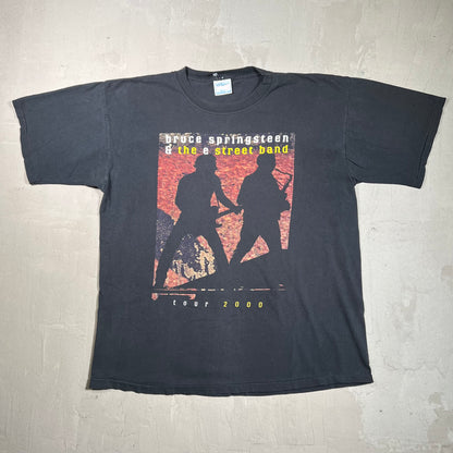 2000 Bruce Springsteen E Street Band Black Tour Tee Size XL USED v19696