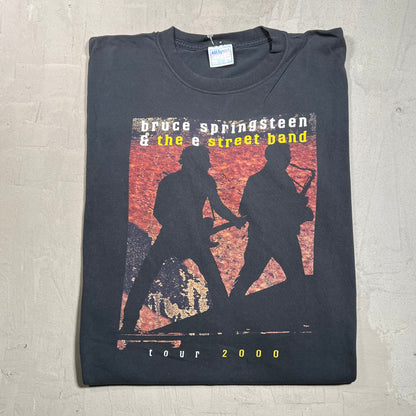 2000 Bruce Springsteen E Street Band Black Tour Tee Size XL USED v19696