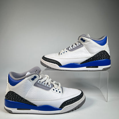 Jordan 3 Racer Blue (2021) Size 9.5 USED s23019