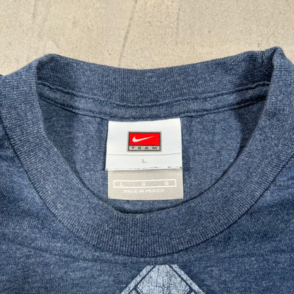 Y2K Nike Yankees White Tag Blue Tee Size Large USED v19704