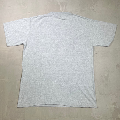 2000 Yankees World Series Trophy Tee Grey Size Large USED v19699