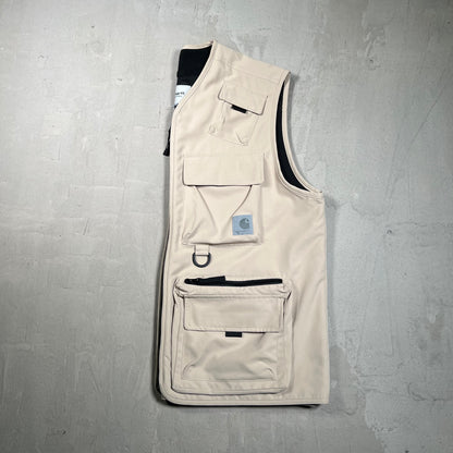 Carhartt WIP Khaki Nylon Hiking Vest Size XL USED v19688