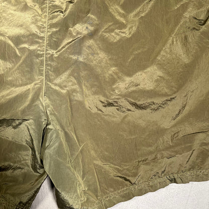 Stone Island Olive Green Nylon Shorts Size XXL USED x17869
