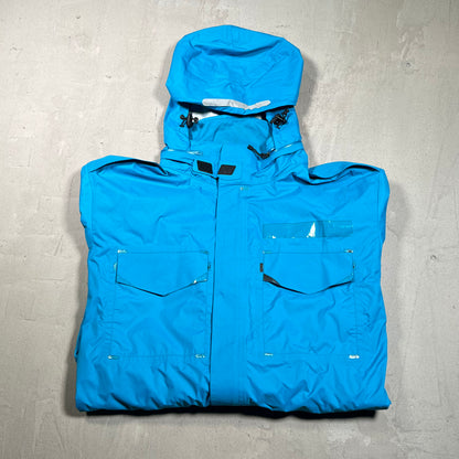 Nike NSW Light Blue Zip Up Jacket Size Large USED v19689