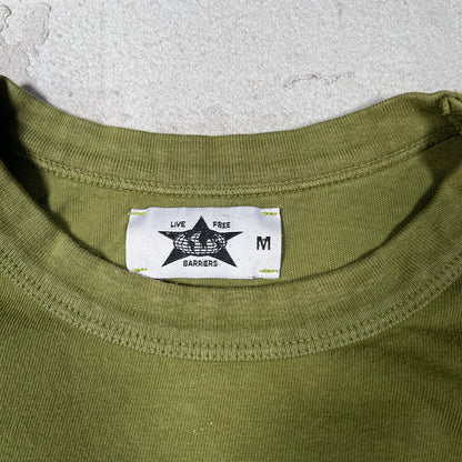 Barriers Nas Green Tee Size Medium USED x17829