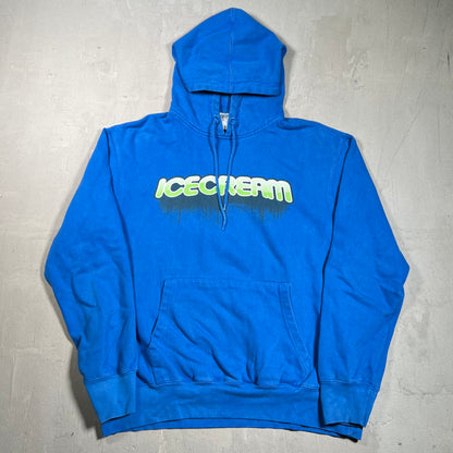 IceCream Billionaire Boys Club Melting Skeleton Blue Hoodie Size XL USED x17848