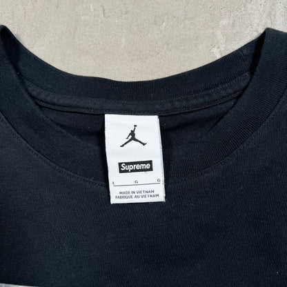 Supreme Jordan Biggie Black Tee Size Large USED x17873