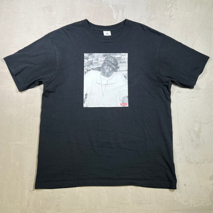 Supreme Jordan Biggie Black Tee Size Large USED x17873