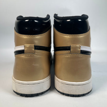 Jordan 1 High Patent Gold Toe (2018) Size 10.5 USED s22858
