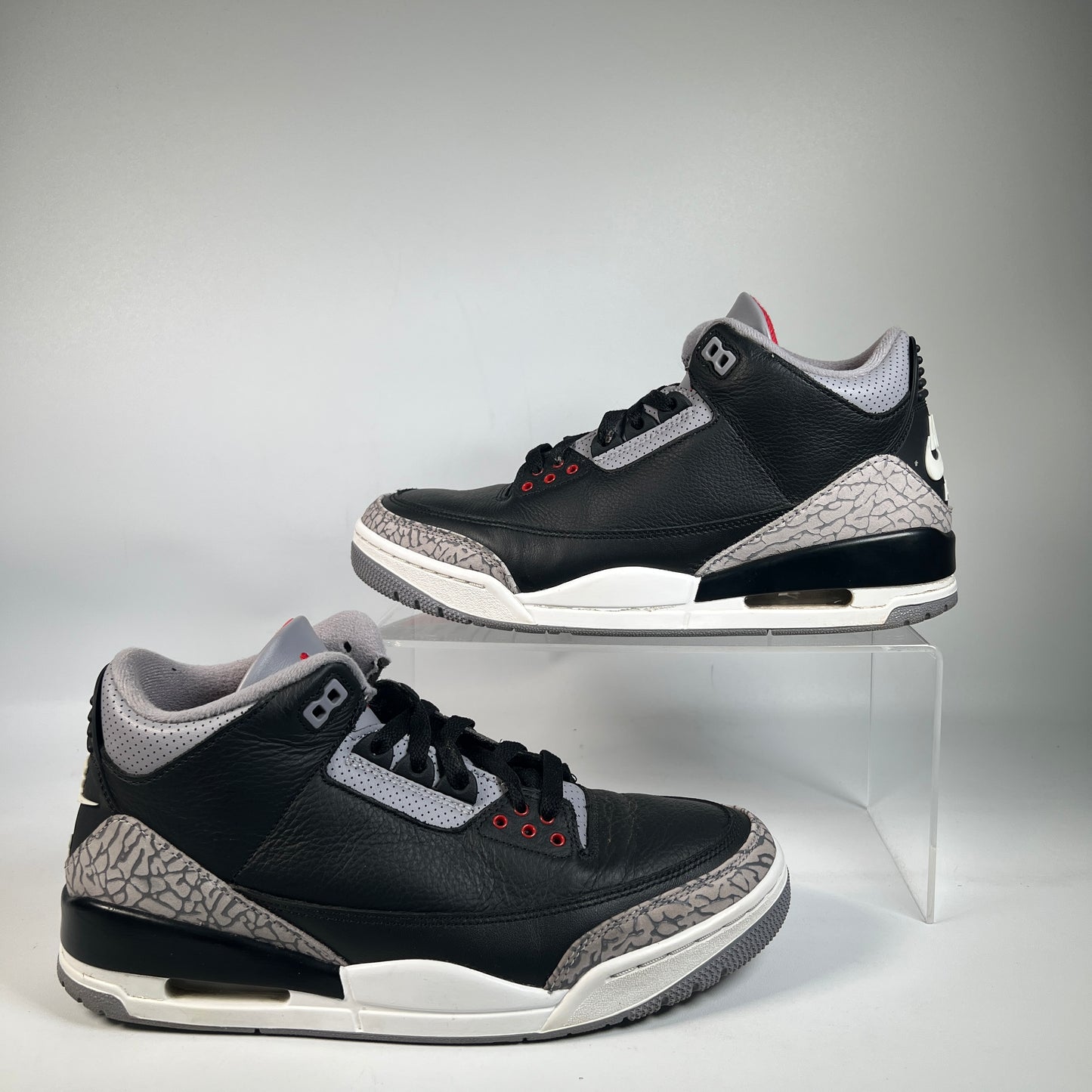 Jordan 3 Black Cement (2024) Size 9 USED s23056