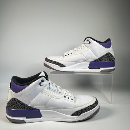 Jordan 3 Dark Iris (2022) Size 11 USED s22799