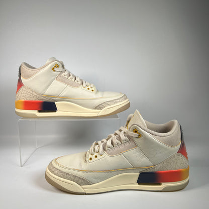 Jordan 3 J Balvin Medllin Sunset (2023) Size 10.5 USED s22801