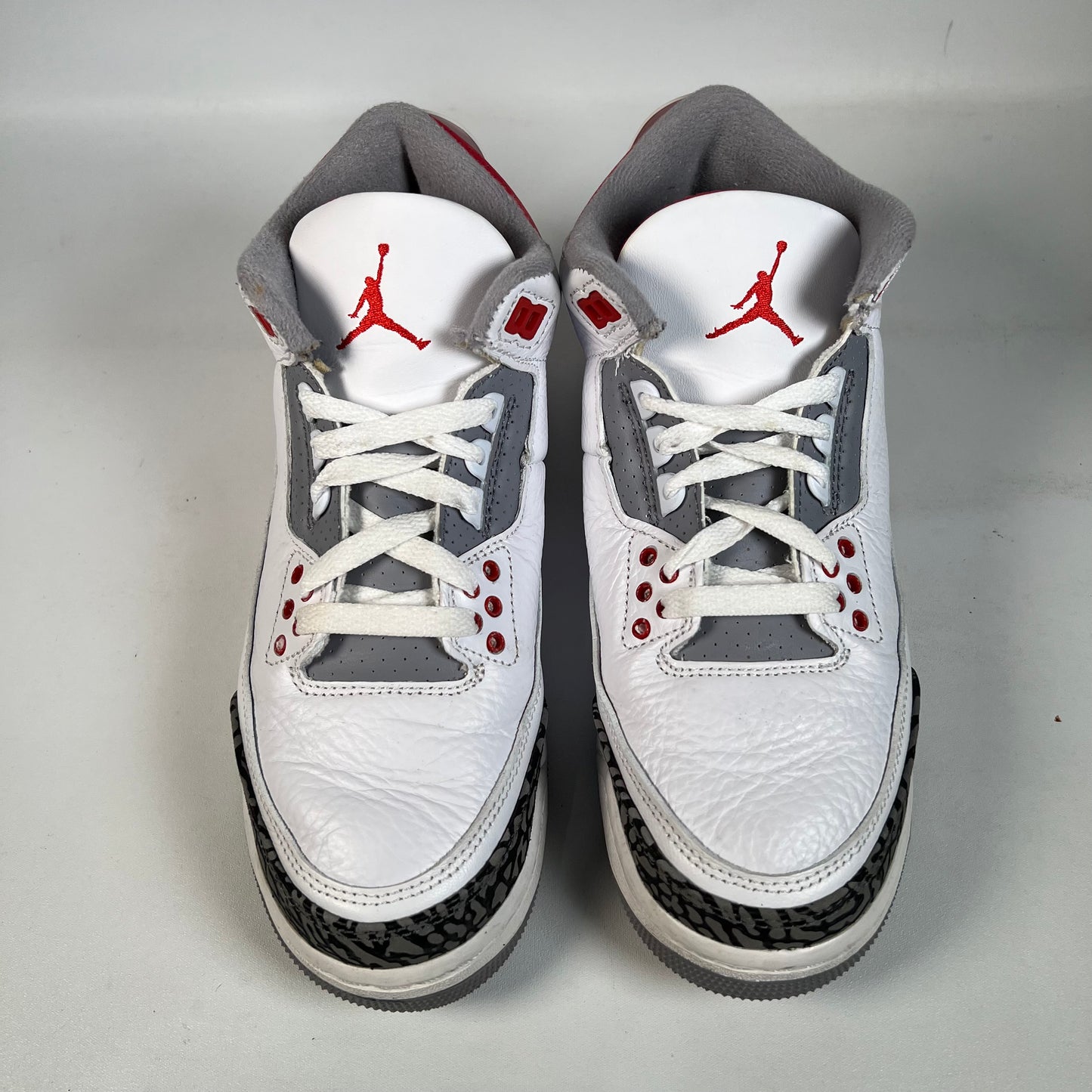 Jordan 3 Fire Red (2022) Size 7Y USED s22817