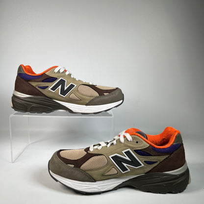 New Balance 990v3 MiUSA Teddy Santis Khaki Orange (2023) Size 8.5 USED s22787