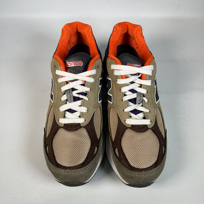 New Balance 990v3 MiUSA Teddy Santis Khaki Orange (2023) Size 8.5 USED s22787
