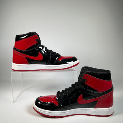Jordan 1 Patent Bred (2021) Size 7 USED s22816