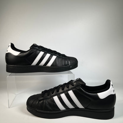 Adidas Superstar 2 Core Black Cloud White (2025) Size 11 USED s23153