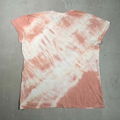 1980s Eagles Hotel California Cover Tie Dye Tee Size XL USED v19768