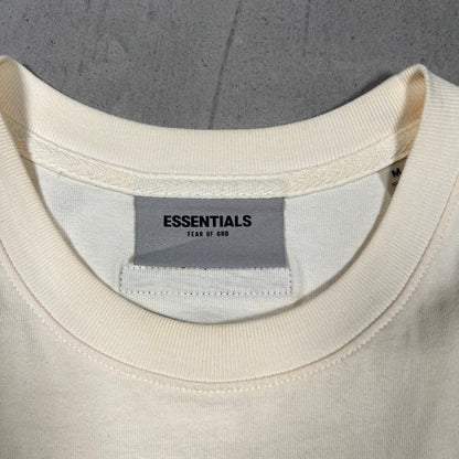Fear of God FOG Essentials Cream Tee Size Medium USED x17900