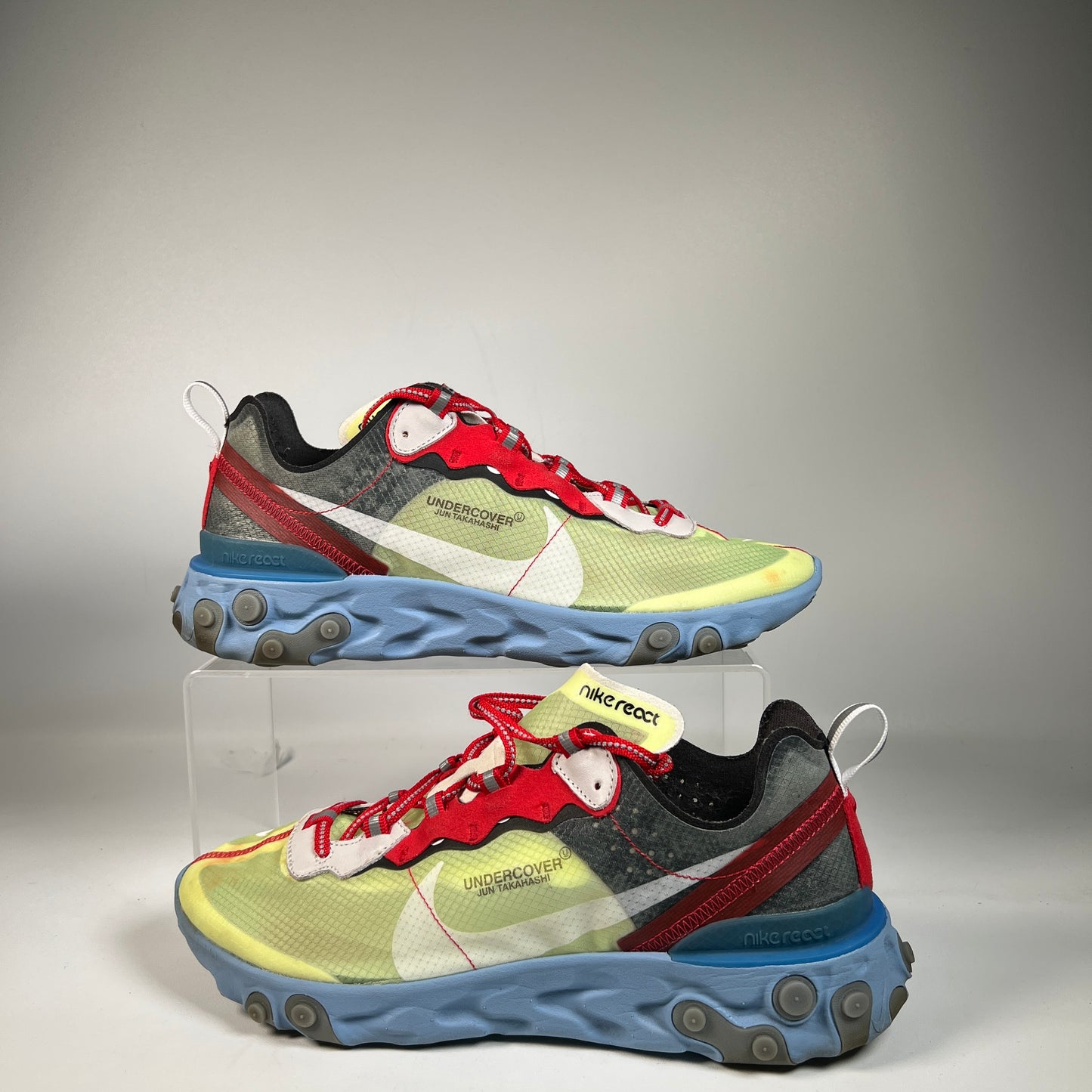 Nike React Element 87 Undercover Volt (2018) Size 9.5 USED s23225