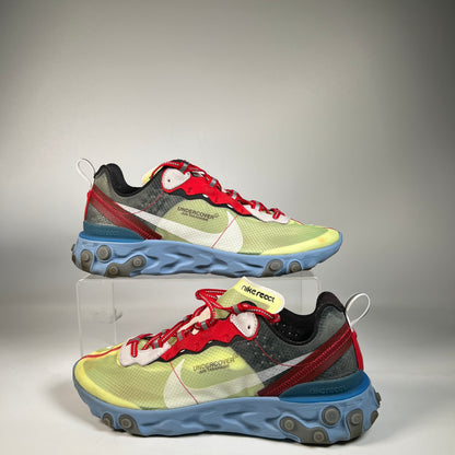 Nike React Element 87 Undercover Volt (2018) Size 9.5 USED s23225