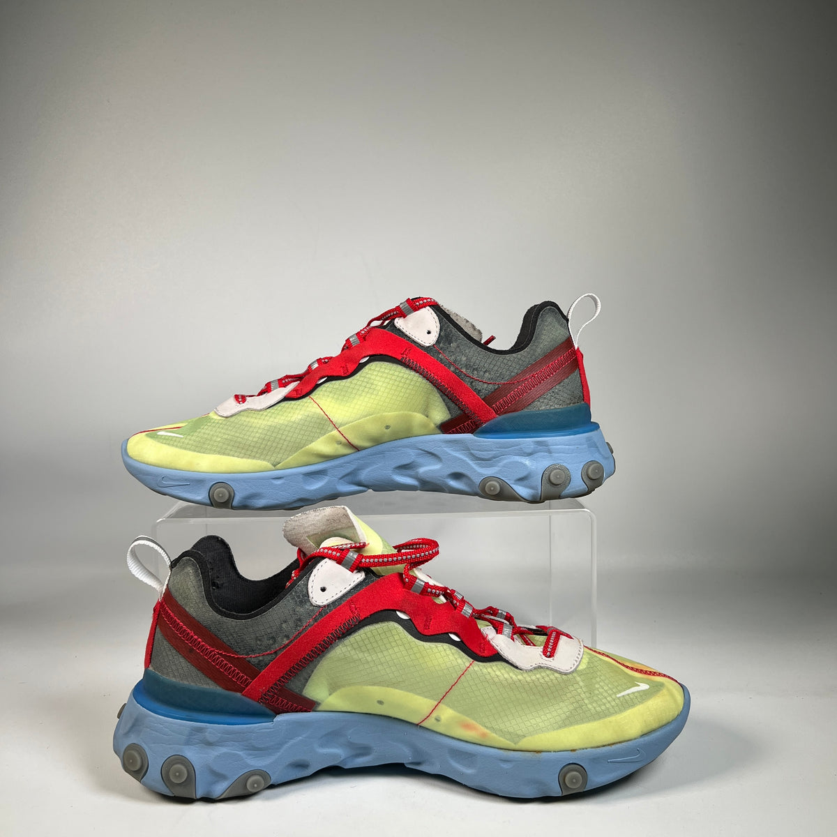 Nike React Element 87 Undercover Volt (2018) Size 9.5 USED s23225