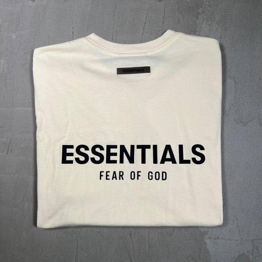 Fear of God FOG Essentials Cream Tee Size Medium USED x17900