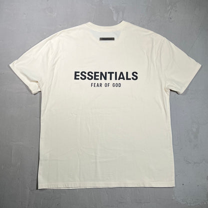 Fear of God FOG Essentials Cream Tee Size Medium USED x17900