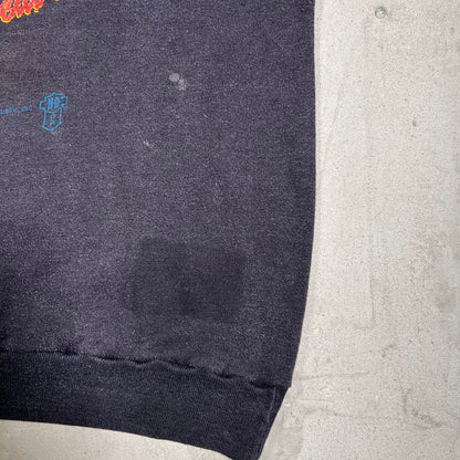 1987 Harley Davidson Rodneys Cycle House Black Crewneck Size XL USED v19781