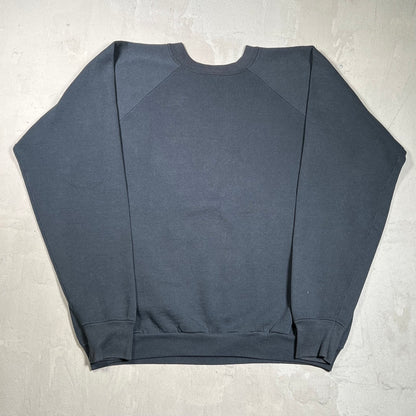 1990s Malcolm X Big Print Black Crewneck Size XL USED v19780