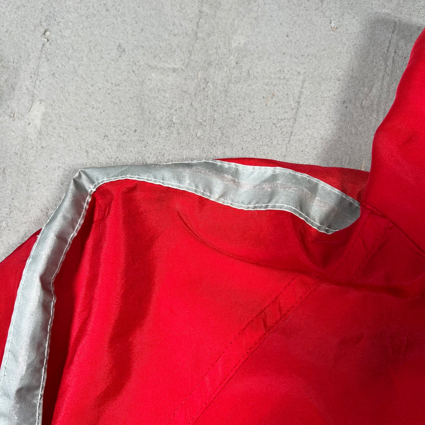1990s Stussy Red Light Zip Up Windbreaker Size Medium USED v19778
