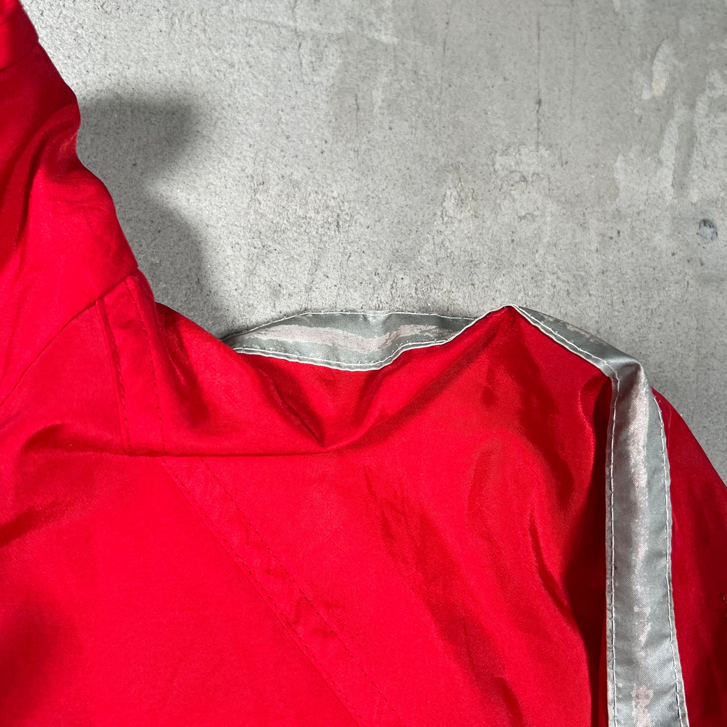 1990s Stussy Red Light Zip Up Windbreaker Size Medium USED v19778