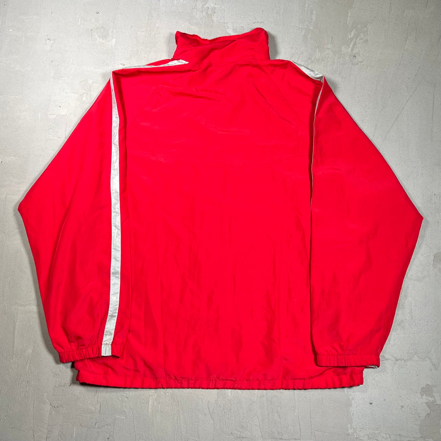 1990s Stussy Red Light Zip Up Windbreaker Size Medium USED v19778