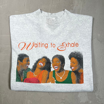 1990s Waiting To Exhale Grey Crewneck Size XL USED v19779