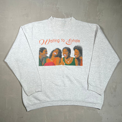 1990s Waiting To Exhale Grey Crewneck Size XL USED v19779