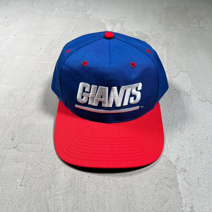 2000s New York Giants Blue/Red Snapback Hat USED v19723