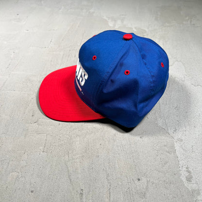 2000s New York Giants Blue/Red Snapback Hat USED v19723