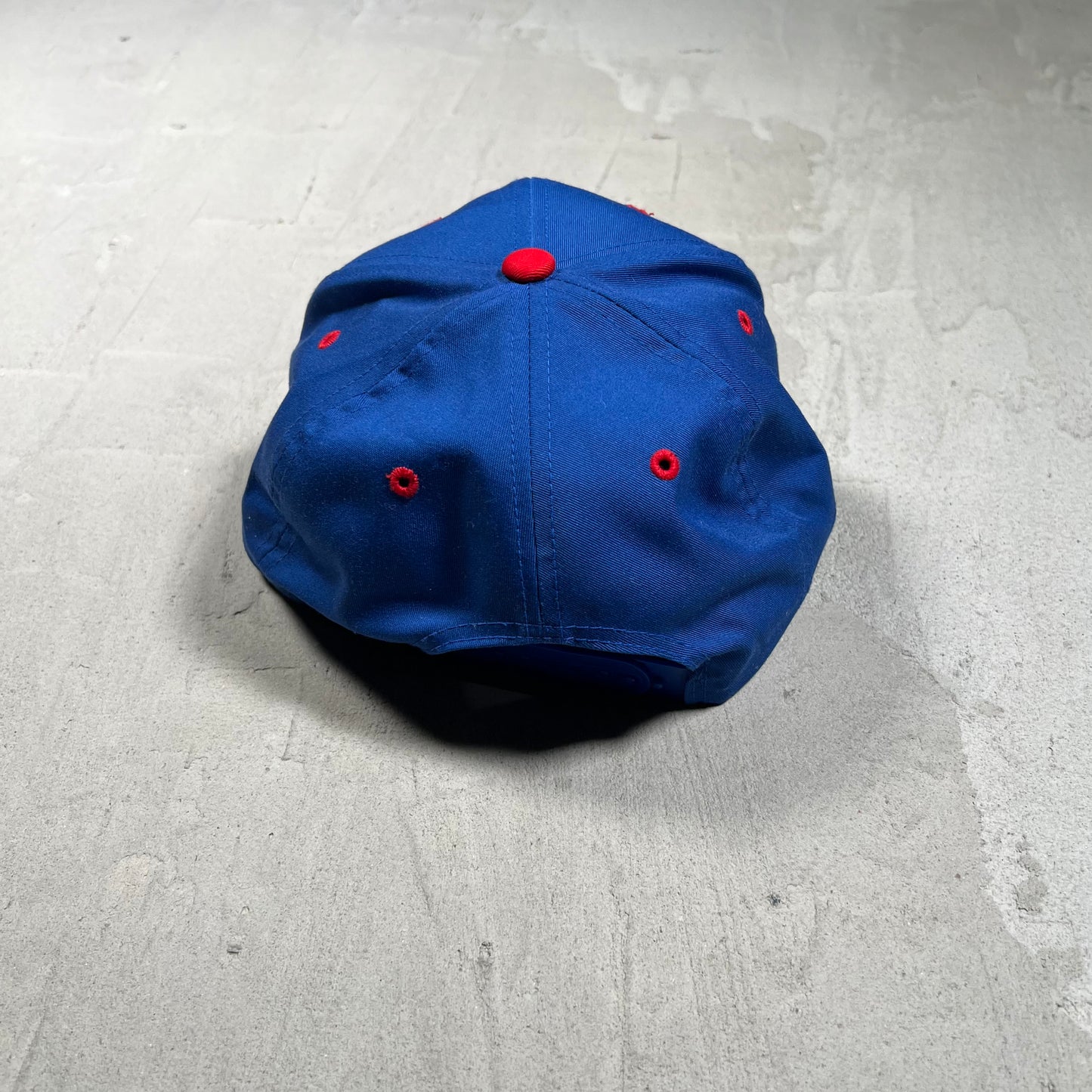2000s New York Giants Blue/Red Snapback Hat USED v19723