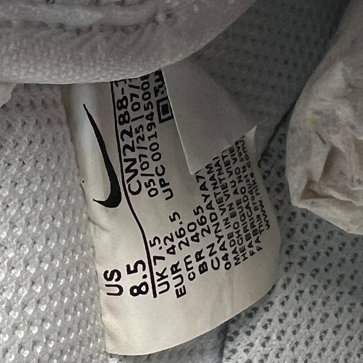 Nike Air Force 1 Low White (2025) Size 8.5 USED s23053
