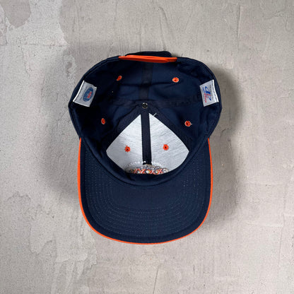 2001 Navy/Orange Super Bowl Snapback Hat NEW v19721