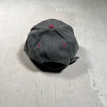 Y2K 49ers Grey/Maroon Strapback Hat USED v19726