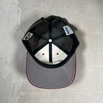 Y2K 49ers Grey/Maroon Strapback Hat USED v19726